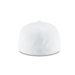 New Era Mens MLB New York Yankees Basic 59Fifty Fitted Hat 11591120 Whiteout, White Undervisor