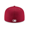 New Era Mens MLB New York Yankees Basic 59Fifty Fitted Hat 11591126 Cardinal Red, Grey Undervisor
