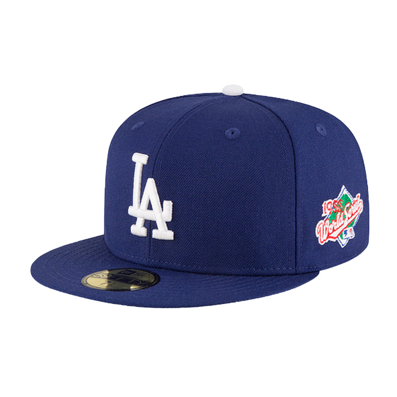 New Era Mens MLB Los Angeles Dodgers 1988 World Series Wool 9Fifty Hat 11783653 Royal Blue