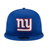 New Era Mens NFL New York Giants Basic OTC 9Fifty Snapback Hat 11872964 Calming Blue/White, Grey Undervisor