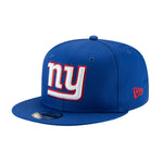 New Era Mens NFL New York Giants Basic OTC 9Fifty Snapback Hat 11872964 Calming Blue/White, Grey Undervisor