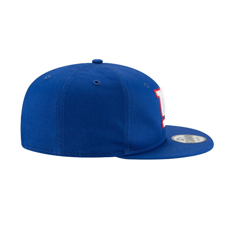 New Era Mens NFL New York Giants Basic OTC 9Fifty Snapback Hat 11872964 Calming Blue/White, Grey Undervisor