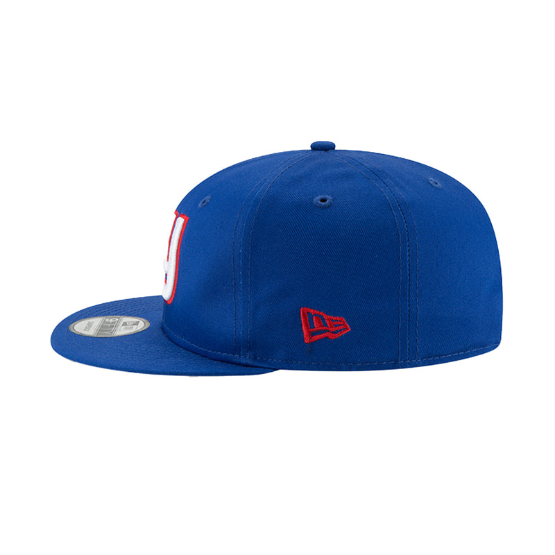 New Era Mens NFL New York Giants Basic OTC 9Fifty Snapback Hat 11872964 Calming Blue/White, Grey Undervisor