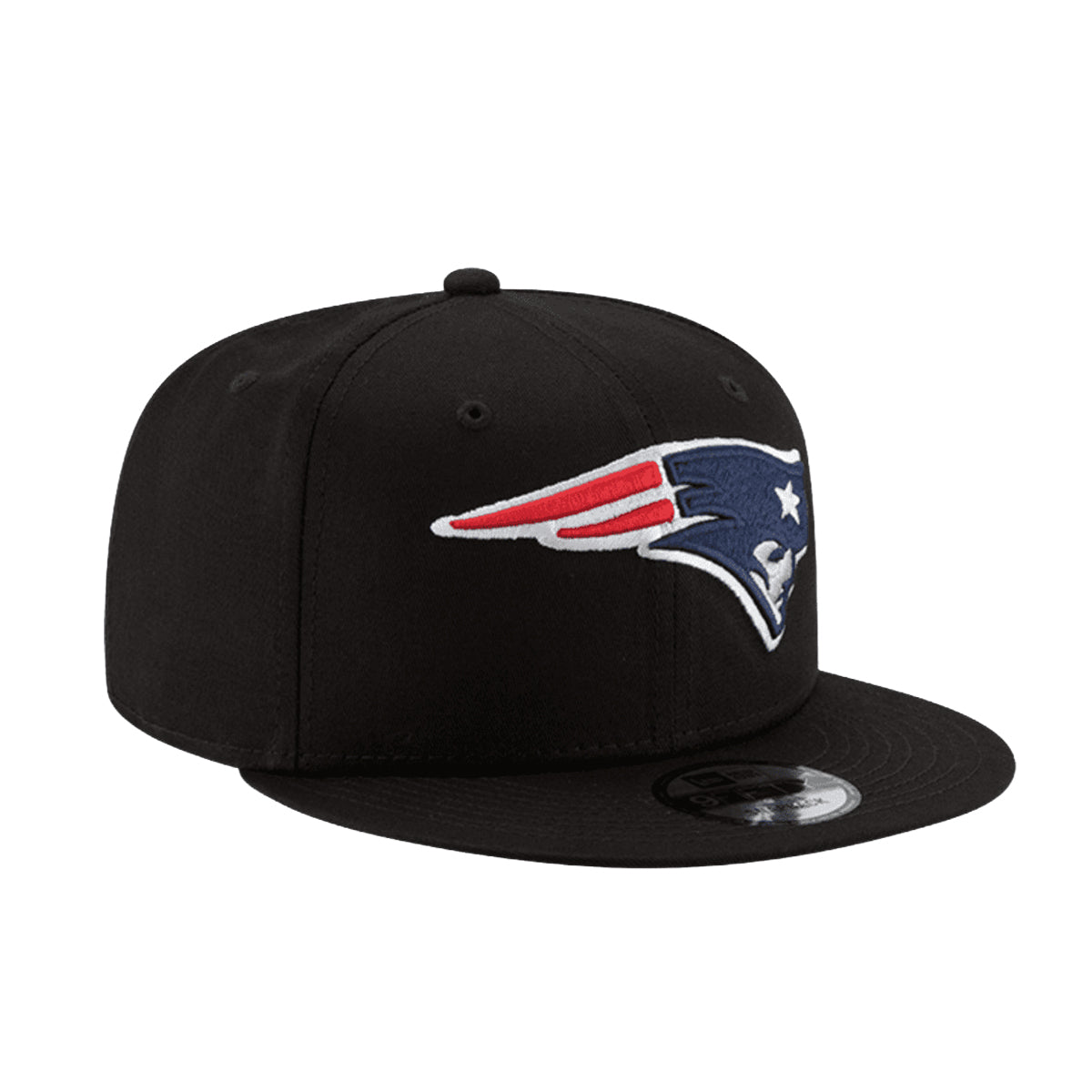 New Era Mens NFL New England Patriots 950 Basic Snapback Hats 11872974 Black, Black Undervisor