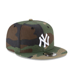 New Era Unisex MLB New York Yankees Basic 9Fifty Snapback Hat 11941920 Camo, Grey Undervisor