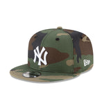 New Era Unisex MLB New York Yankees Basic 9Fifty Snapback Hat 11941920 Camo, Grey Undervisor