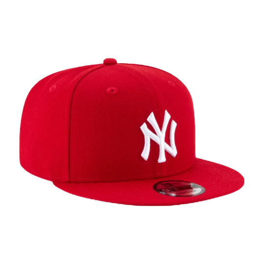 New Era Unisex MLB New York Yankees 9Fifty Snapback Hat 11941921 Scarlet, Grey Undervisor