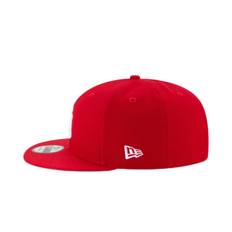 New Era Unisex MLB New York Yankees 9Fifty Snapback Hat 11941921 Scarlet, Grey Undervisor