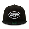 New Era Mens NFL New York Jets Basic 2019 59Fifty Fitted Hat 12094774 Black/White, Grey Undervisor
