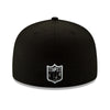 New Era Mens NFL New York Jets Basic 2019 59Fifty Fitted Hat 12094774 Black/White, Grey Undervisor