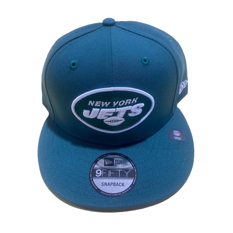 New Era Mens NFL New York Jets Team Basic Original Team Colors 2019 9Fifty Snapback Hat 12094787 Green, Grey Undervisor