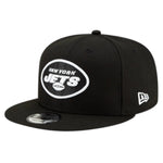 New Era Mens NFL New York Jets Basic 2019 9Fifty Snapback Hat 12094790 Black/White, Black Undervisor