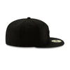 New Era Mens NFL New York Jets Basic Black On Black 2019 59Fifty Fitted Hat 12094792 Black/Black, Grey Undervisor