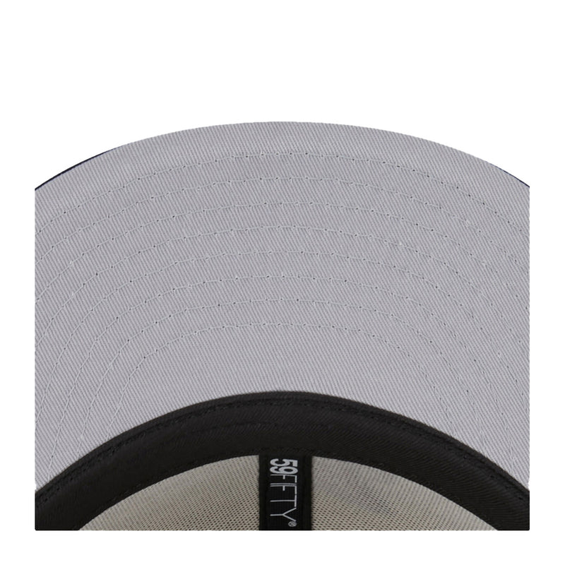 New Era Mens NFL New York Jets Basic Black On Black 2019 59Fifty Fitted Hat 12094792 Black/Black, Grey Undervisor