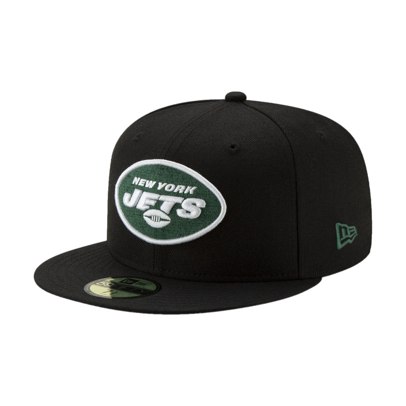 New Era Mens NFL New York Jets 2019 59Fifty Fitted Hat 12094793 Black, Grey Undervisor
