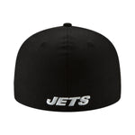 New Era Mens NFL New York Jets 2019 59Fifty Fitted Hat 12094793 Black, Grey Undervisor