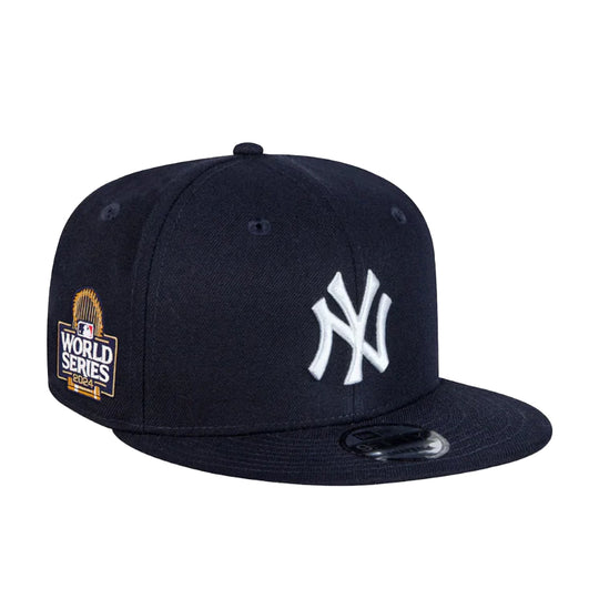 New Era Unisex MLB New York Yankees WS 24 Basic 9Fifty Snapback Hat 14518959 Navy, Black Undervisor
