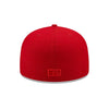 New Era Mens MLB New York Mets Color Pack 59Fifty Fitted Hat 60165842 Scarlet
