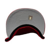 New Era Mens NBA Chicago Bulls Color Pack 59Fifty Fitted Hat 60166261 Scarlet, Grey Undervisor