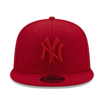 New Era Mens MLB New York Yankees Color Pack 9Fifty Snapback Hat 60166489 Scarlet, Grey Undervisor
