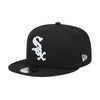 New Era Mens MLB Chicago White Sox Side Patch All-Star-Game 2003 9Fifty Snapback Hat 60188164 Black, Grey Undervisor