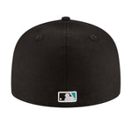 New Era Mens MLB Florida Marlins Side Patch World Series 1997 59Fifty Fitted Hat 60188226 Black, Grey Undervisor