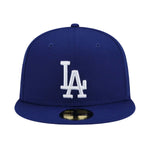 New Era Mens MLB Los Angeles Dodgers Side Patch All-Star Game 1980 59Fifty Fitted Hat 60188240 Blue, Grey Undervisor