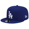 New Era Mens MLB Los Angeles Dodgers Side Patch All-Star Game 1980 59Fifty Fitted Hat 60188240 Blue, Grey Undervisor