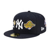New Era Mens MLB New York Yankees 5950 Fitted Hats 60224554 Black