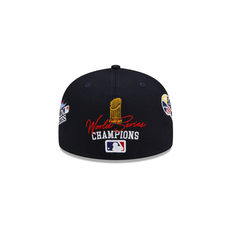 New Era Mens MLB Boston Red Sox World Series Champions 59Fifty Fitted Hat 60224566 Black