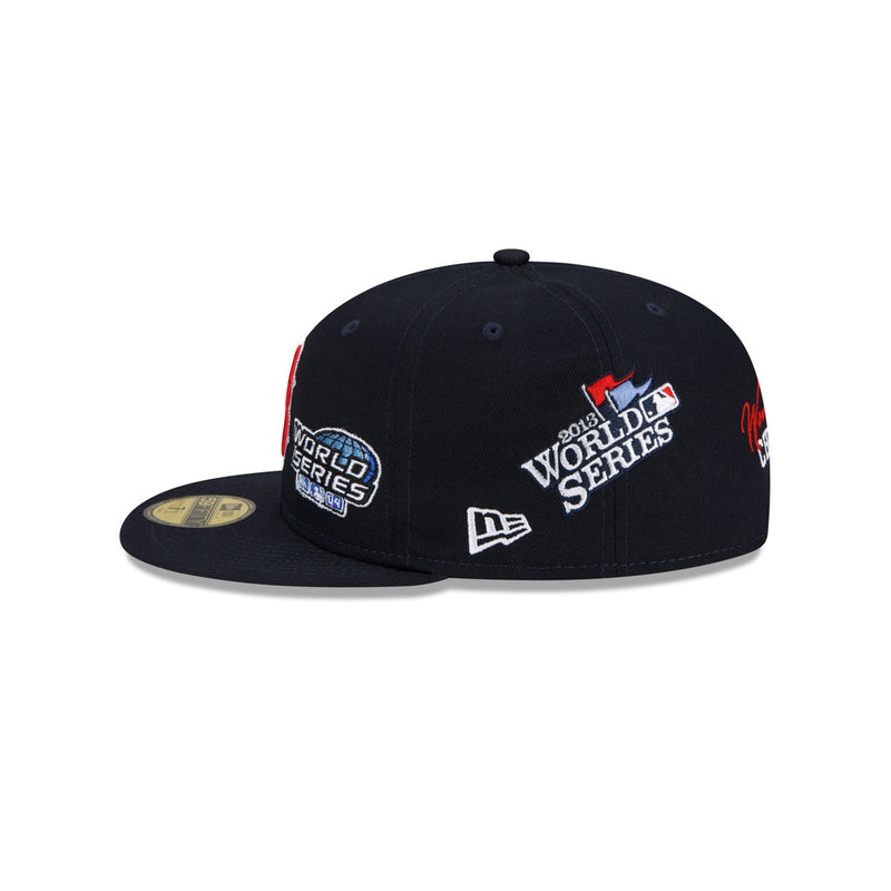 New Era Mens MLB Boston Red Sox World Series Champions 59Fifty Fitted Hat 60224566 Black