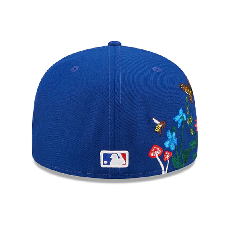 New Era Mens MLB New York Mets Blooming 59Fifty Fitted Hat 60243435 Blue, Grey Undervisor