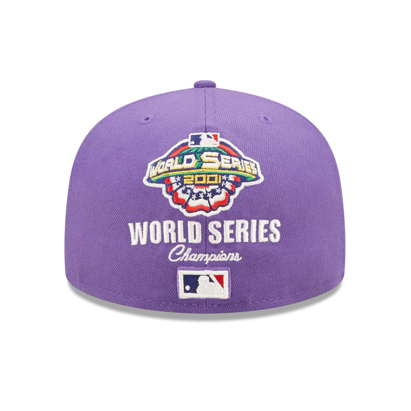 Men's Arizona Diamondbacks New Era Purple Blooming 59FIFTY Fitted Hat