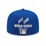 New Era Mens MLB New York Mets Crown Champions 59Fifty Fitted Hat 60243488 Blue, Grey Undervisor