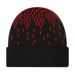 New Era Mens NBA Chicago Bulls Knit Freeze Beanie 60268564 Black/Red, Undervisor