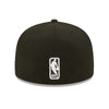 New Era Mens NBA Brooklyn Nets Identity D3 59Fifty Fitted Hat 60273204 Black, Grey Undervisor
