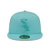 New Era Mens MLB Chicago White Sox Color Pack 59Fifty Fitted Hat 60278428 Teal, Grey Undervisor