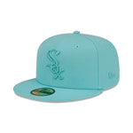 New Era Mens MLB Chicago White Sox Color Pack 59Fifty Fitted Hat 60278428 Teal, Grey Undervisor