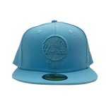 New Era Mens MLB New York Yankees Color Pack 59Fifty Fitted Hat 60278527 Sky Blue, Grey Undervisor