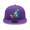 New Era Mens MLB Arizona Diamondbacks Side Patch Bloom 59Fifty Fitted Hat 60288165 Purple, Pink Undervisor