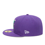 New Era Mens MLB Arizona Diamondbacks Side Patch Bloom 59Fifty Fitted Hat 60288165 Purple, Pink Undervisor