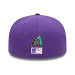 New Era Mens MLB Arizona Diamondbacks Side Patch Bloom 59Fifty Fitted Hat 60288165 Purple, Pink Undervisor