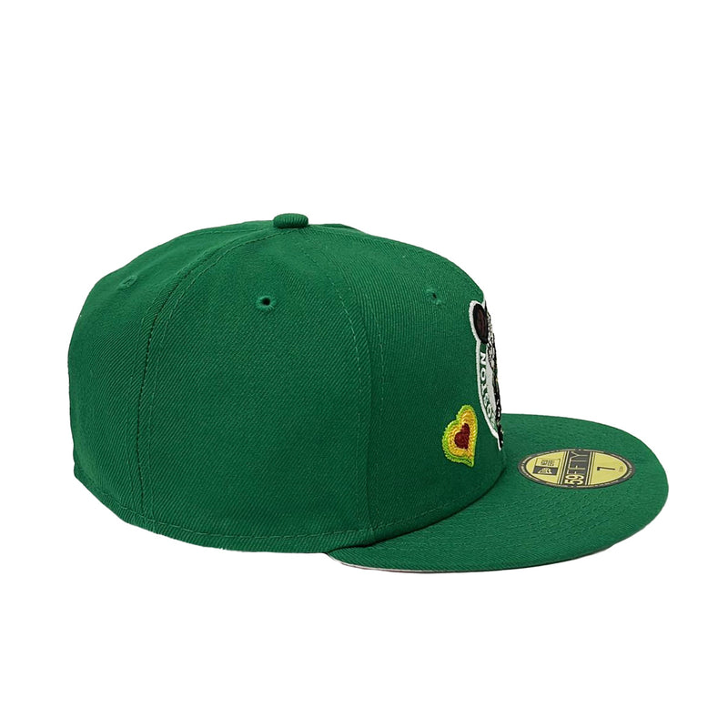 Men's New Era Kelly Green Boston Celtics Multi 59FIFTY Fitted Hat