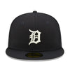 New Era Mens MLB Detroit Tigers Citrus Pop 59Fifty Fitted Hat 60288263 Navy, Light Green Undervisor