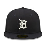 New Era Mens MLB Detroit Tigers Citrus Pop 59Fifty Fitted Hat 60288263 Navy, Light Green Undervisor