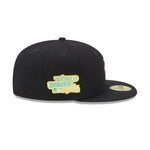 New Era Mens MLB Detroit Tigers Citrus Pop 59Fifty Fitted Hat 60288263 Navy, Light Green Undervisor