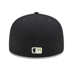New Era Mens MLB Detroit Tigers Citrus Pop 59Fifty Fitted Hat 60288263 Navy, Light Green Undervisor