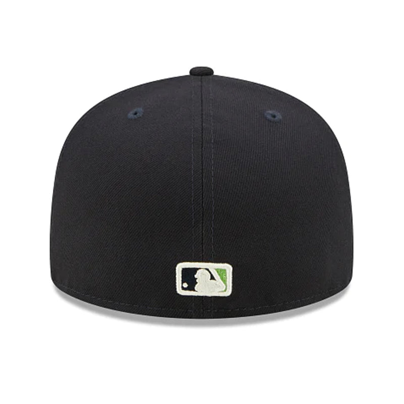 New Era Mens MLB Detroit Tigers Citrus Pop 59Fifty Fitted Hat 60288263 Navy, Light Green Undervisor