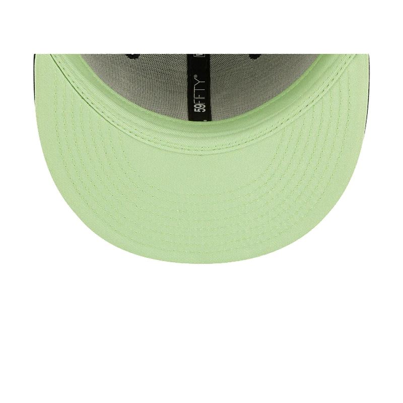 New Era Mens MLB Detroit Tigers Citrus Pop 59Fifty Fitted Hat 60288263 Navy, Light Green Undervisor