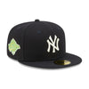 New Era Mens MLB New York Yankees Citrus Pop 59Fifty Fitted Hat 60288266 Navy, Yellow Undervisor